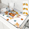 Axyaa Coffee Mat Dish Draining Pad Drain Quick Drying Kitchen Bathroom Placemat