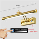 Axyaa Touch Dimmer LED Wall Lamp: Modern Nordic Sconces for Stylish Indoor Lighting