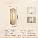 Axyaa Marble Headboard Wall Lamp - Chinese Style, American Minimalist, Retro design