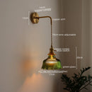 Axyaa LED Wall Lamps: Nordic Modern Design, Bedroom & Bathroom Lighting, Pull Chain Switch.