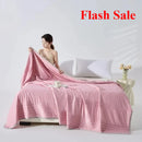 Axyaa Summer Cool Quilt Cold Silk Solid Color Single Double Air Conditioner Quilt