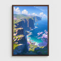 Axyaa Cherry Blossom Tree Canvas Wall Art for Modern Home Decor