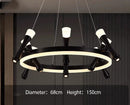 Axyaa Modern LED Chandelier Pendant Ceiling Light for Indoor Dining Room
