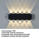 Axyaa Nordic Aluminum LED Wall Lamp IP55 Waterproof Outdoor Lighting