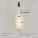Axyaa Black Ring LED Pendant Light - Modern Nordic Luxury Chandelier