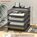 Axyaa Metal Multi-Layer File Rack Storage Box for Office Data Sorting