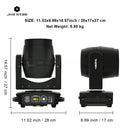 Axyaa Zoom Wash 7x40W RGBW Moving Head Light for DJ Club Disco Stage