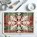 Axyaa Christmas Dish Drying Mat Non-slip Kitchen Counter Pad Heat Resistant Placemat