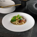 Axya High Foot Ceramic Dinner Plate Set for Hotel & Restaurant Dining