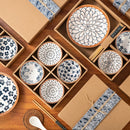 Axyaa Japanese Style Ceramic Noodle Bowl Set - Hand-painted Tableware Collection