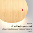Axyaa Nordic LED Wood Wall Lamp for Home and Office Decoration