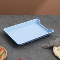 Axyaa Wheat Straw BBQ Tray: Large Capacity, Korean Style Dining Tray