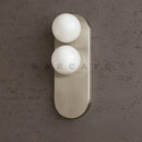 Axyaa Modern Chrome Glass Ball Wall Lamp for Bedroom and Living Room