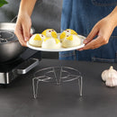 Axyaa Stainless Steel Steamer Rack Pot Tray Grill Stand Kitchen Cookware