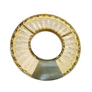 Axyaa Crystal Circle Wall Lamp for Modern Light Luxury in Dining Room and Bedroom