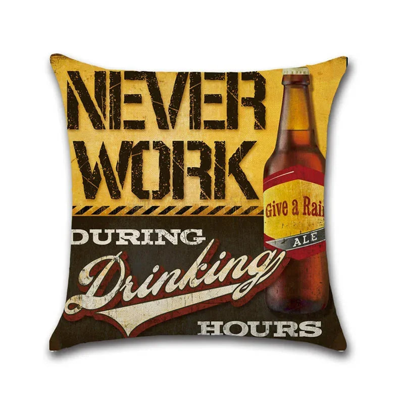 Axyaa Retro Style Cushion Cover for Home Decor and Party Bar Sofa