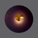 Axyaa Modern LED Wall Light Circular Iron Decoration Creative Headboard
