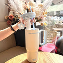 Axyaa 750ml Thermal Water Bottle Stainless Steel Filter Straw Sport Tumbler Thermostat
