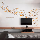 Axyaa Ocean Fish Room Wall Stickers Nursery Décor Glass Door Bathroom Decals