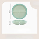 Axyaa Ceramic Fat Reducing Dividing Plate - Highend Children's Breakfast Tableware