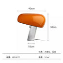 Axyaa Marble Touch Table Lamp for Living Room Bedroom Study Desk Decor, Postmodern Design
