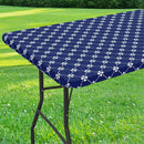 Axyaa Waterproof Elastic Table Cloth for Outdoor Picnics & Camping