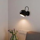 Axyaa Nordic Magnetic Wall Lamp, Adjustable Angle, Black/White, On/Off Switch