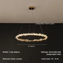 Axyaa Ice Water Crystal LED Pendant Light for Home Decor