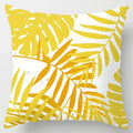 Axyaa Yellow Flower Pillowcase for Home Sofa Lumbar Cushion