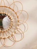 Axyaa Handwoven Wall Art Mirror for Bedroom and Living Room Decor