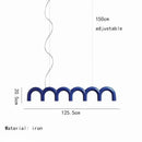 Axyaa LED U-shaped Chandelier for Modern Living Room, Bedroom, Kitchen, Bar, and Restaurant