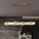 Axyaa Crystal Chandelier Pendant Light for Living Room and Dining Room