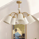 Axyaa Crystal Chandelier Pendant Light for Luxury Living Room and Dining Room