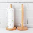 Axyaa Beech Wood Paper Towel & Cling Film Storage Rack