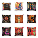Axyaa African Tribal Pillowcase Cushions for Stylish Home Decor