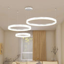 Axyaa Modern Acrylic LED Pendant Light for Living and Dining Room
