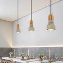 Axyaa Wood LED Ceiling Pendant Light for Kitchen Dining Room