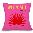 Axyaa Preppy Room Decoration Travel Pillow Cover for Teenage Bedroom and Dormitory
