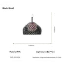 Axyaa Hollow Pendant Lamp: Minimalist LED Art for Home, Bedroom, Dining Room