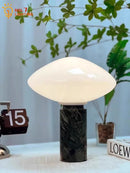 Axyaa Green Marble Table Lamp LED Nordic Designer Desk Lights Home Decor