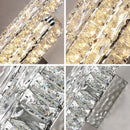 Axyaa Modern Oval LED Crystal Wall Lamp for Elegant Home Decor