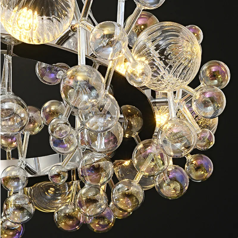 Luxury Nordic Glass Chandelier by Axyaa for Modern Living Room Dining Bedroom