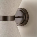 Axyaa Fabric Wall Lamp: Retro Japanese LED Bracket Light for Living Room Bedroom