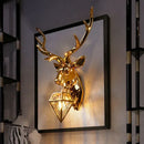 Axyaa Modern Antler Deer Wall Lamp | Bedroom Kitchen Home Decor Wall Sconces Lamps