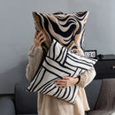 Axyaa Geometric Pattern Pillowcase Cojines 45X45 for Home Decor and Comfort
