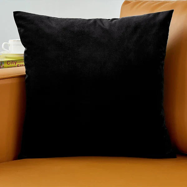 Axyaa Soft Velvet Pillowcase: Modern Simple Throw Pillow Cover for Cozy Living Room Decor