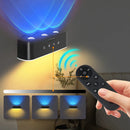 Axyaa Magnetic LED Wall Light Rechargeable Reading Spotlight Night Lamp Rotation Control