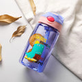 Axyaa Dinosaur Kids Water Bottle Sippy Cup with Straw - Leakproof, Cartoon Design