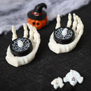 Axyaa Halloween LED Candlesticks Night Light - Battery Powered Electronic Candle for Party Décor