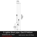 Axyaa Luxury Rotating LED Chandelier for High Ceiling Staircase